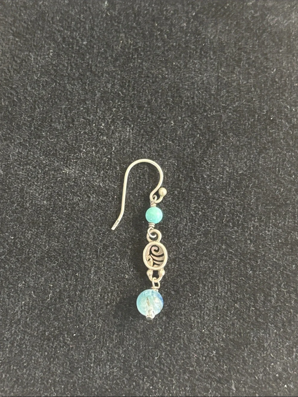 Silpada .925 Sterling Silver Earring Single Replacement W1680